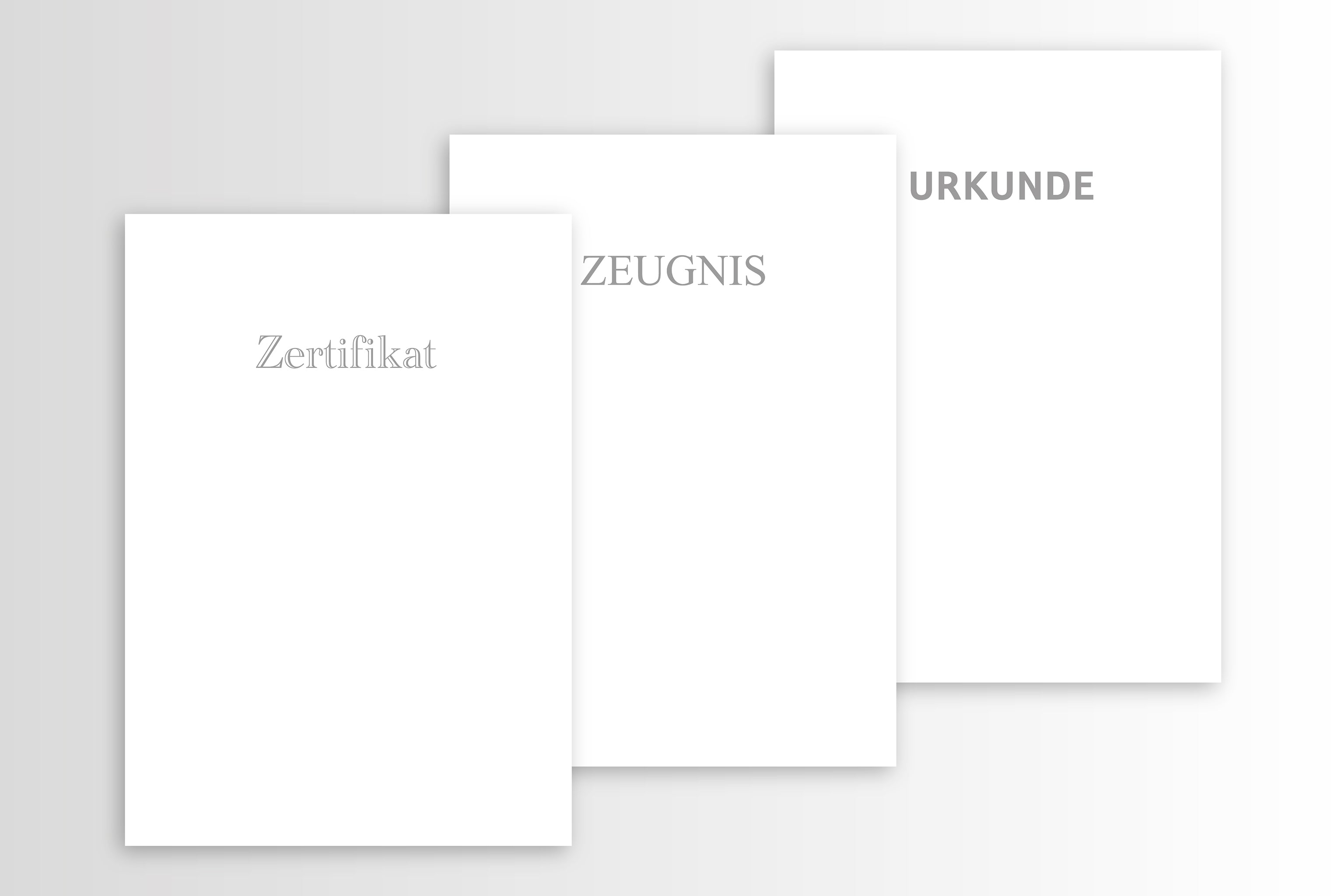 Urkundenpapier A4 (mit Logo-Prägung)