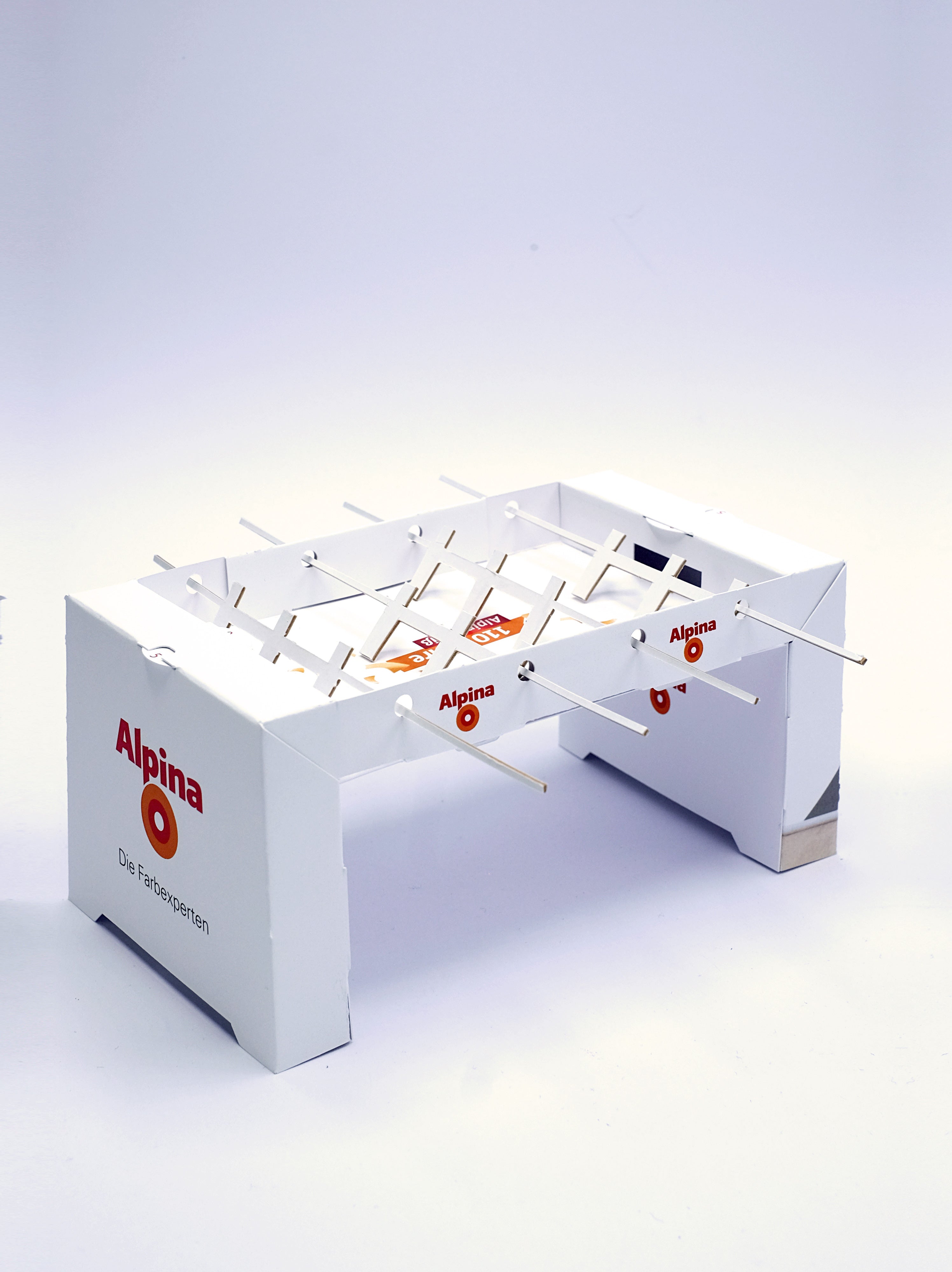 Individually printed cardboard soccer EM WM | werbegrün