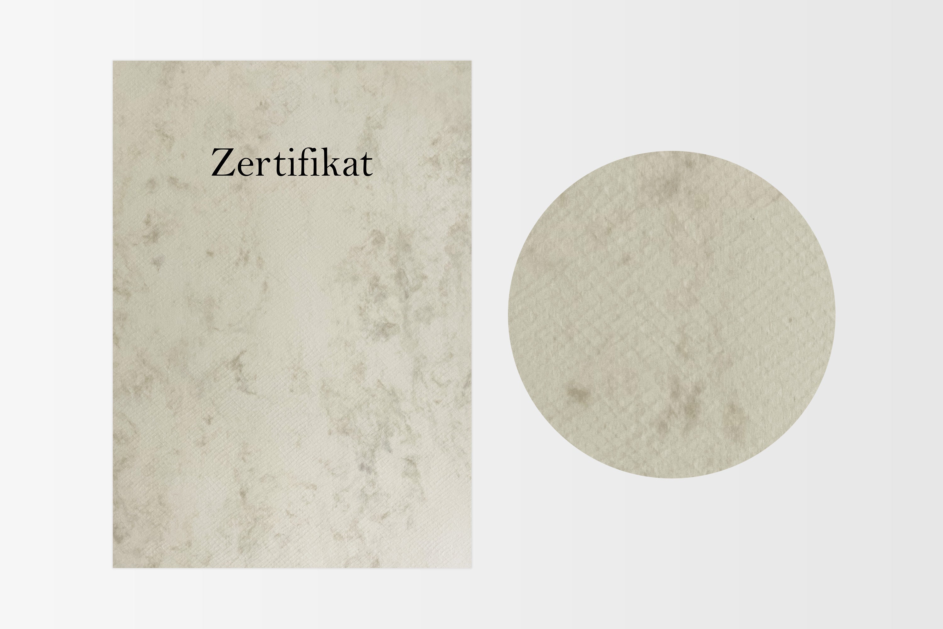 Urkundenpapier A4 (mit Logo-Prägung)