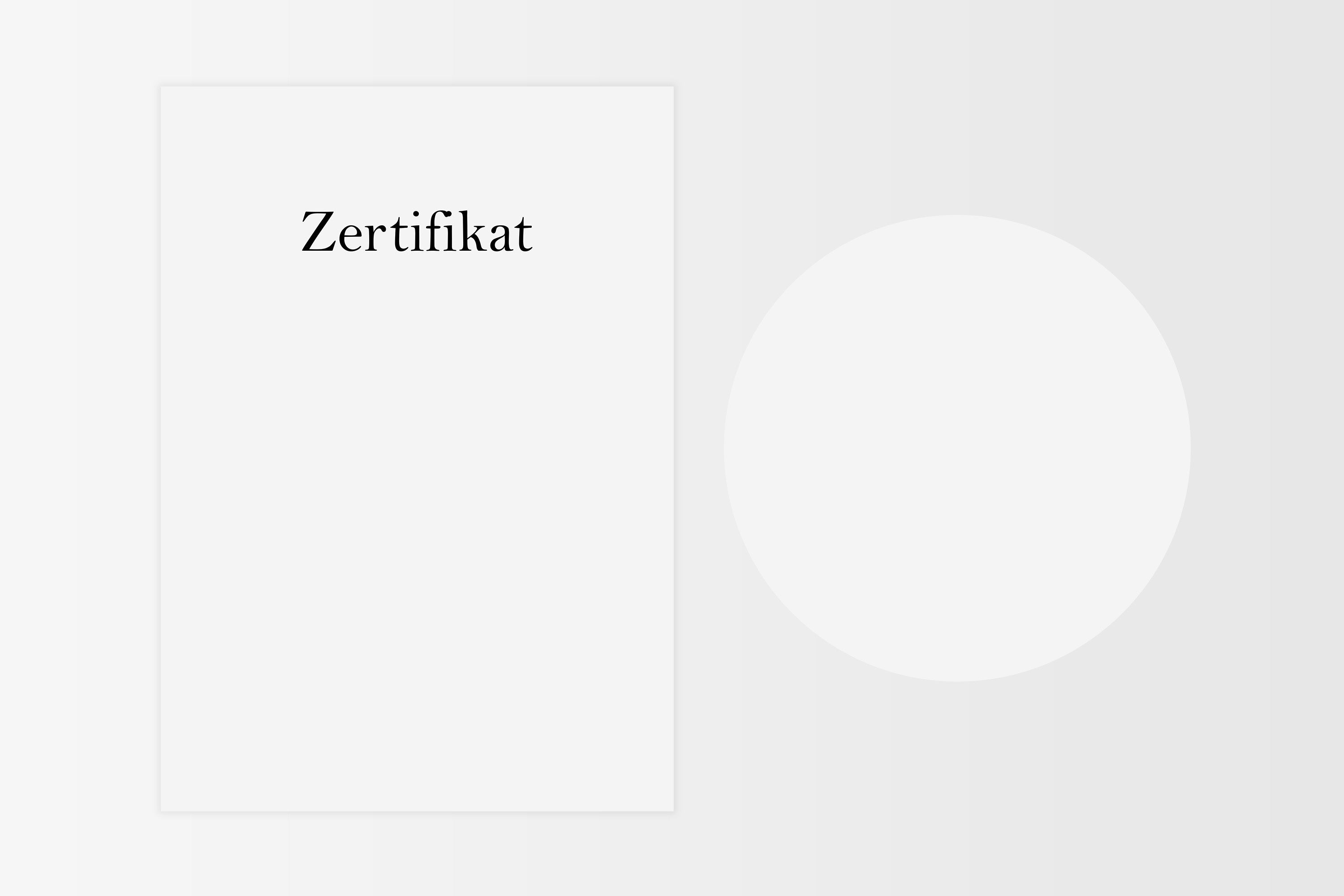 Urkundenpapier A4 (mit Logo-Prägung)