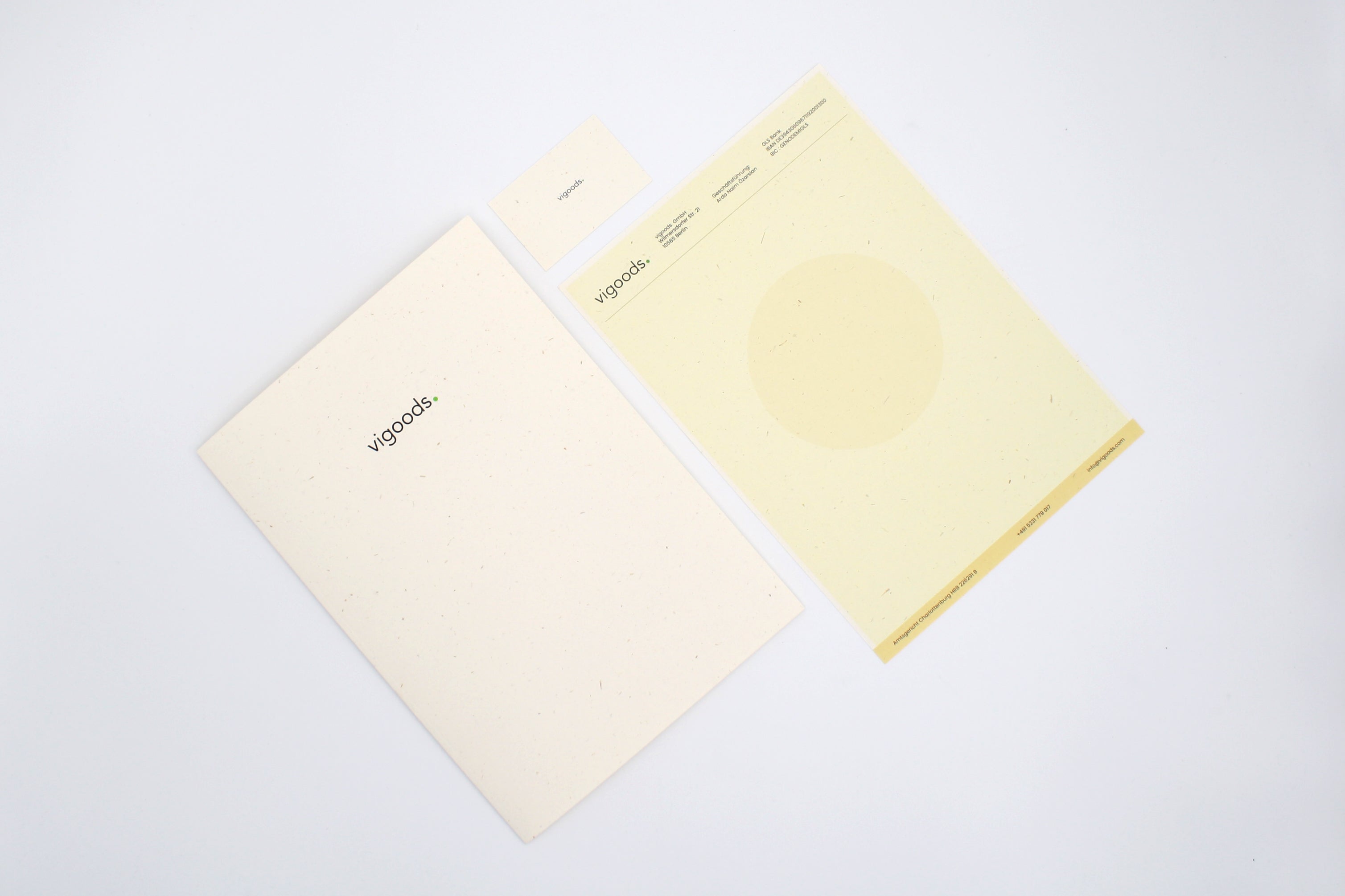 Individually printed presentation folders | werbegrün