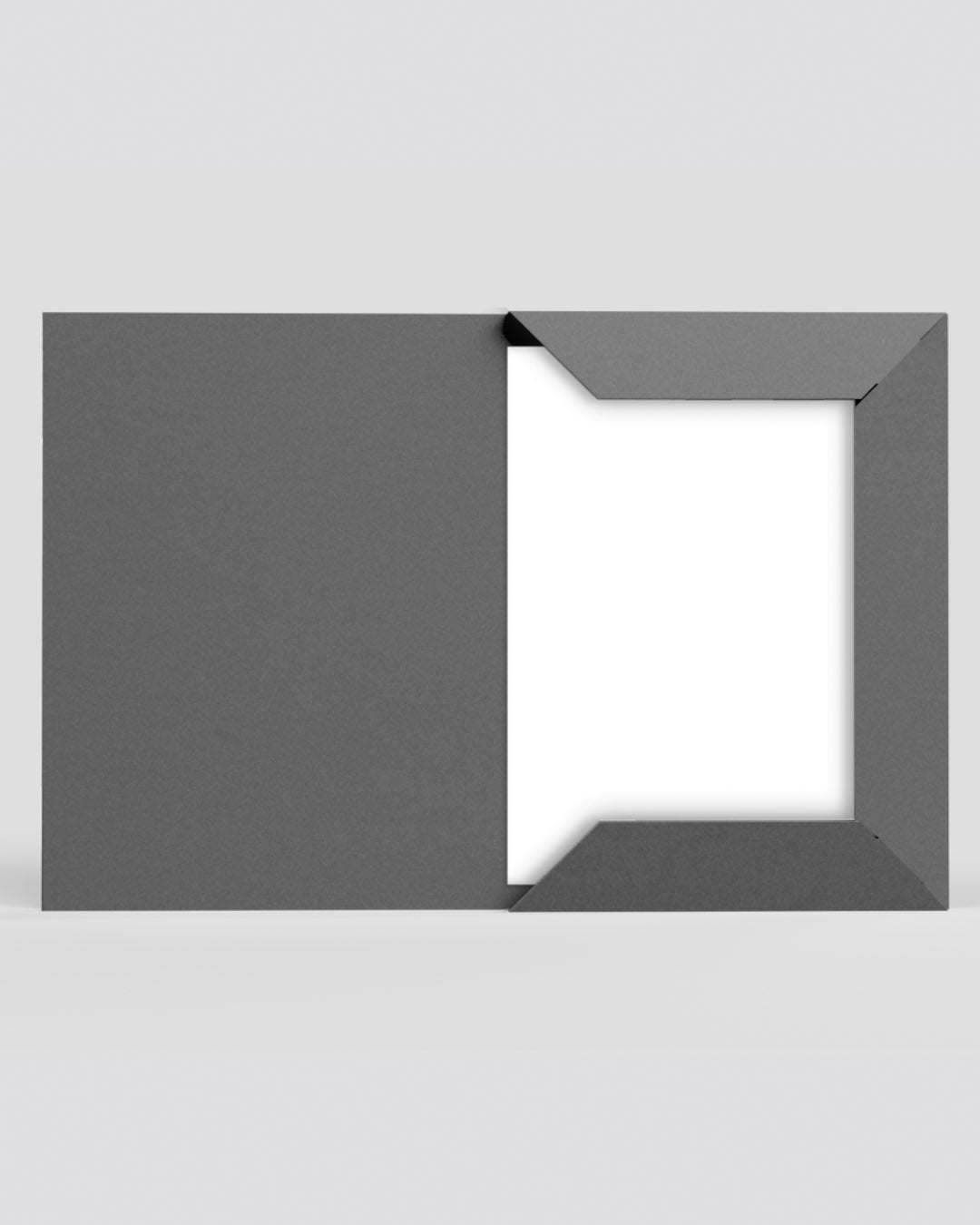 Sammelmappe A4 mit 5mm Füllhöhe, aus FSC® MIX 70%, 320g/m² Pappe, Made in Germany, Werbegrün Produzent