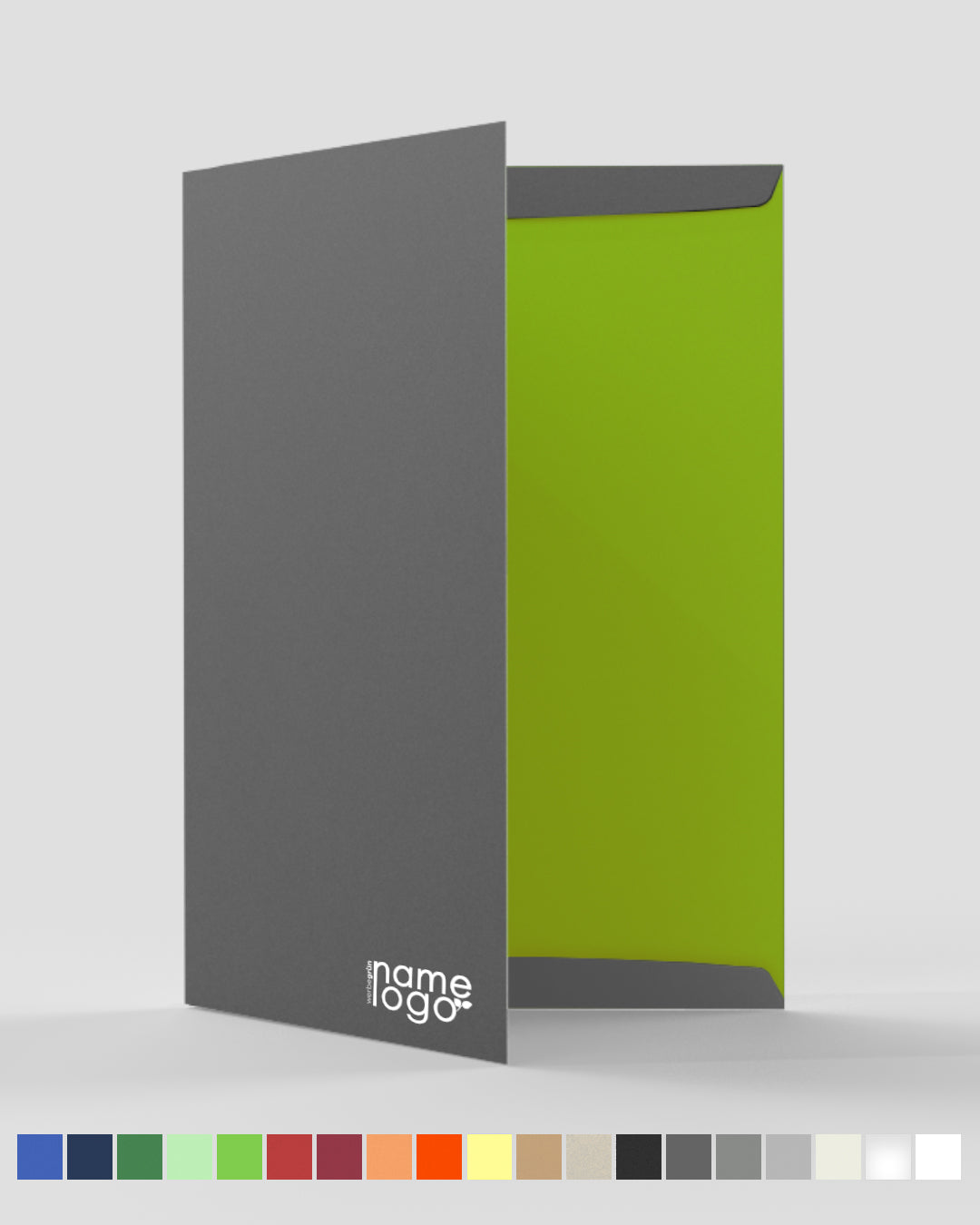 Individualisierbare Urkundenmappe A4 für Zeugnisse, Zertifikate und Urkunden, FSC® MIX 70%, 320g/m² Karton, Onlineshop, Hersteller Werbegrün