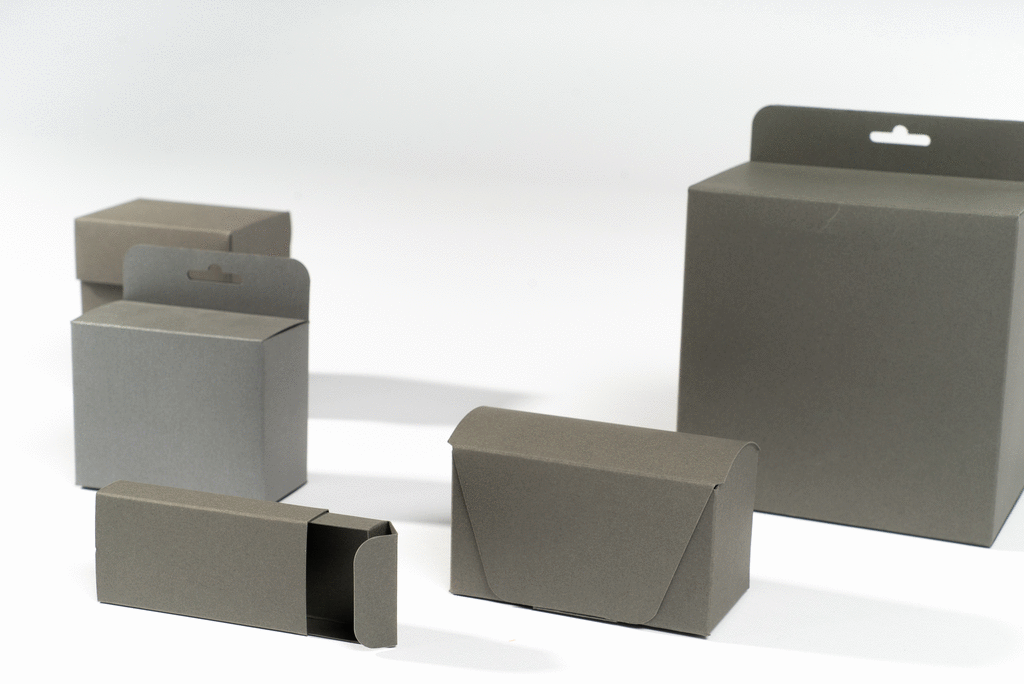 Individuell bedruckte Aufhängeschachteln | werbegrün