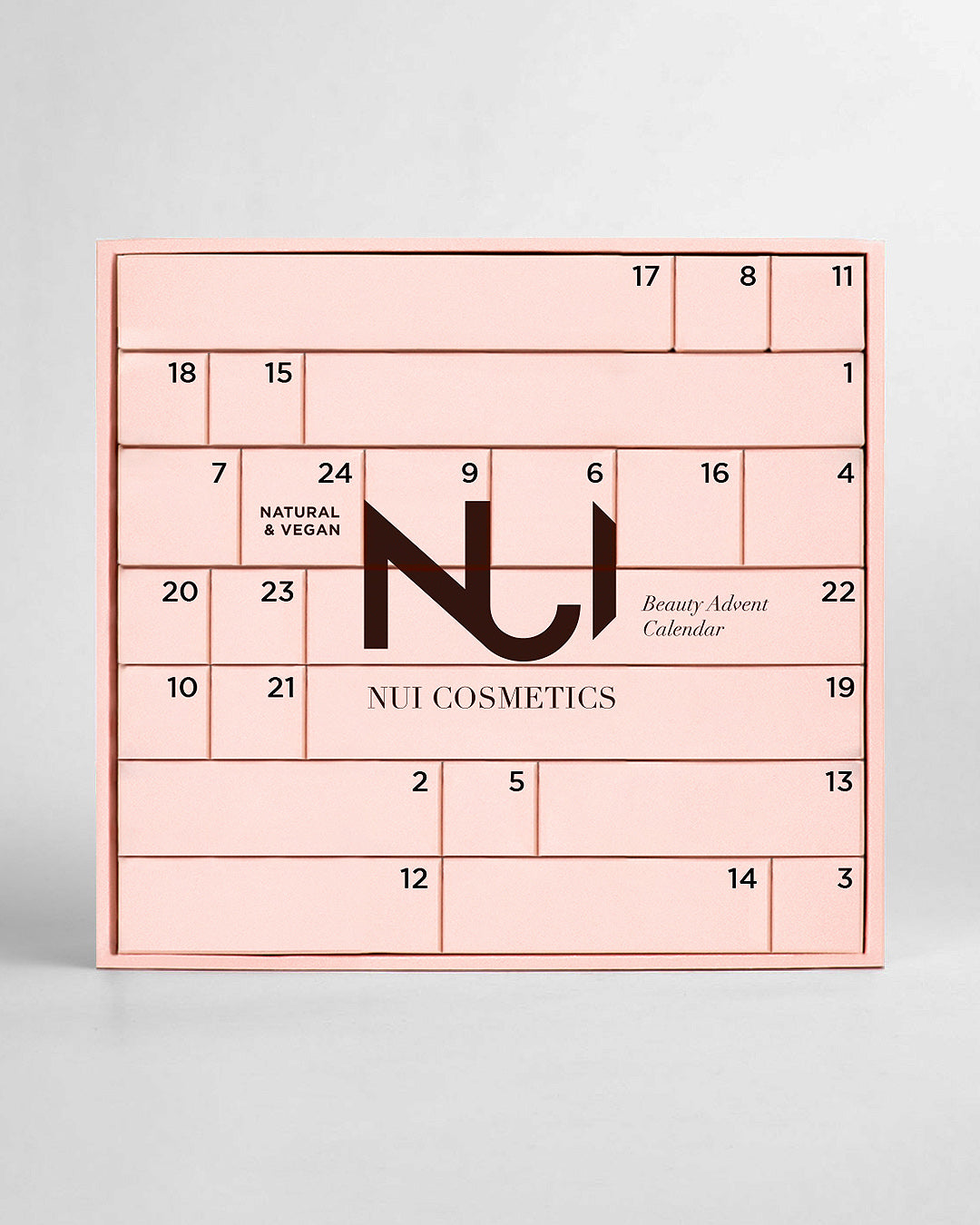 Adventskalender mit 24-Türen für verschiedene Kunden in unterschiedlichen Design, Farben und Formen. Direkt vom Hersteller werbegrün.