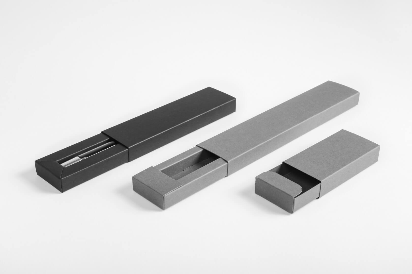 Individuell bedruckte Schiebeschachteln mit Inlay | werbegrün