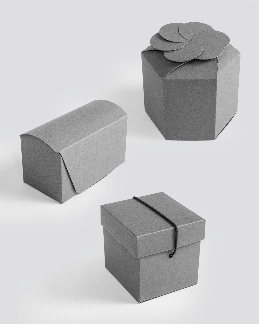 Faltschachteln in verschiedenen Formen und Aufbauvarianten von werbegrün für individuelle Verpackungslösungen