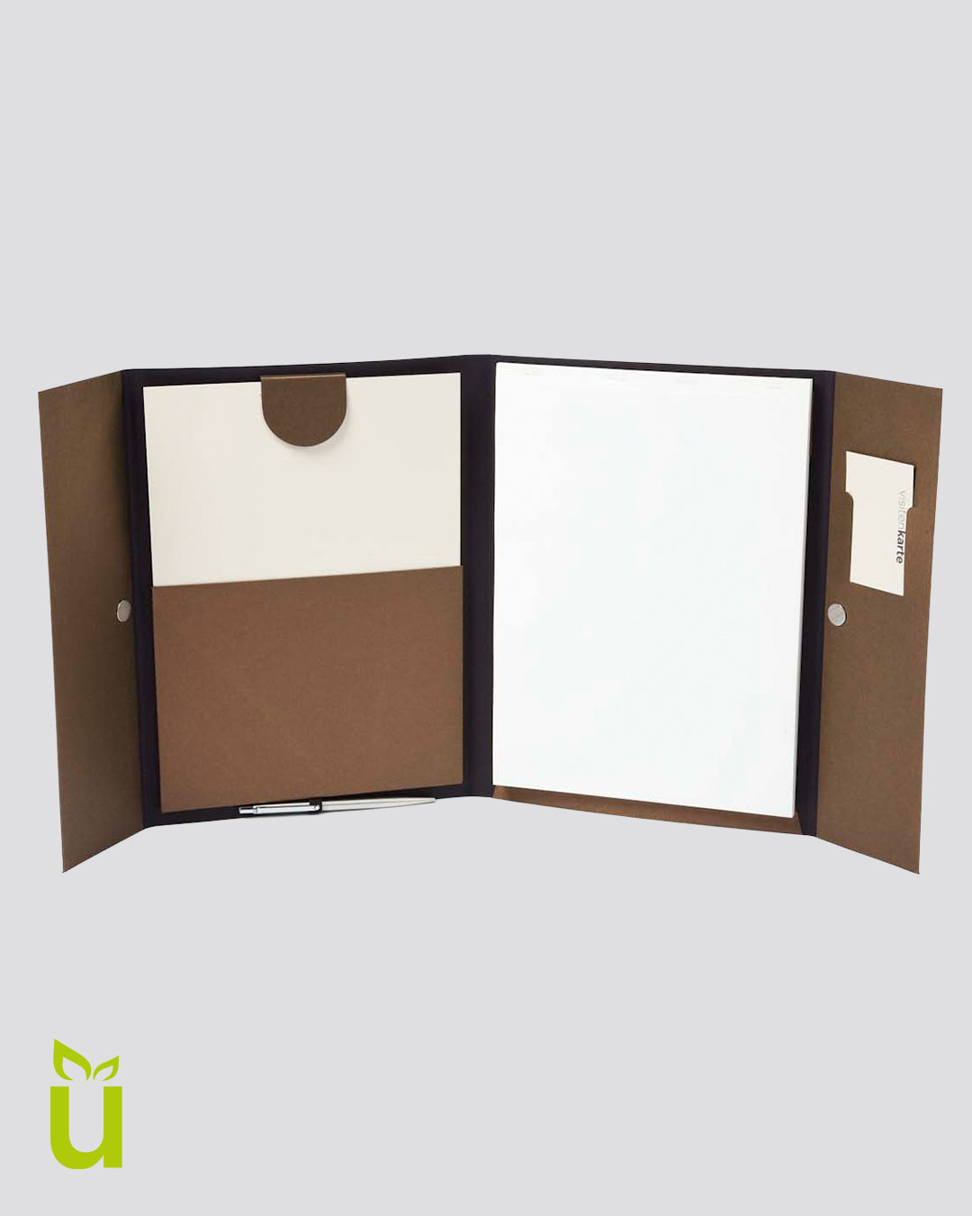 Individuelle Konferenzmappe in verschiedenen Ausführungen bei werbegrün erhältlich.