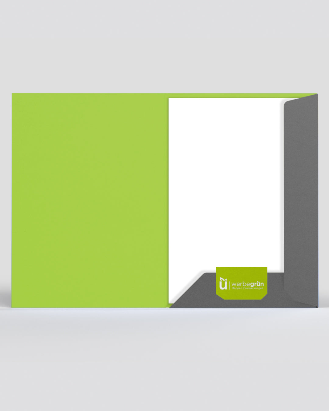 Individuell bedruckte Präsentationsmappen | werbegrün