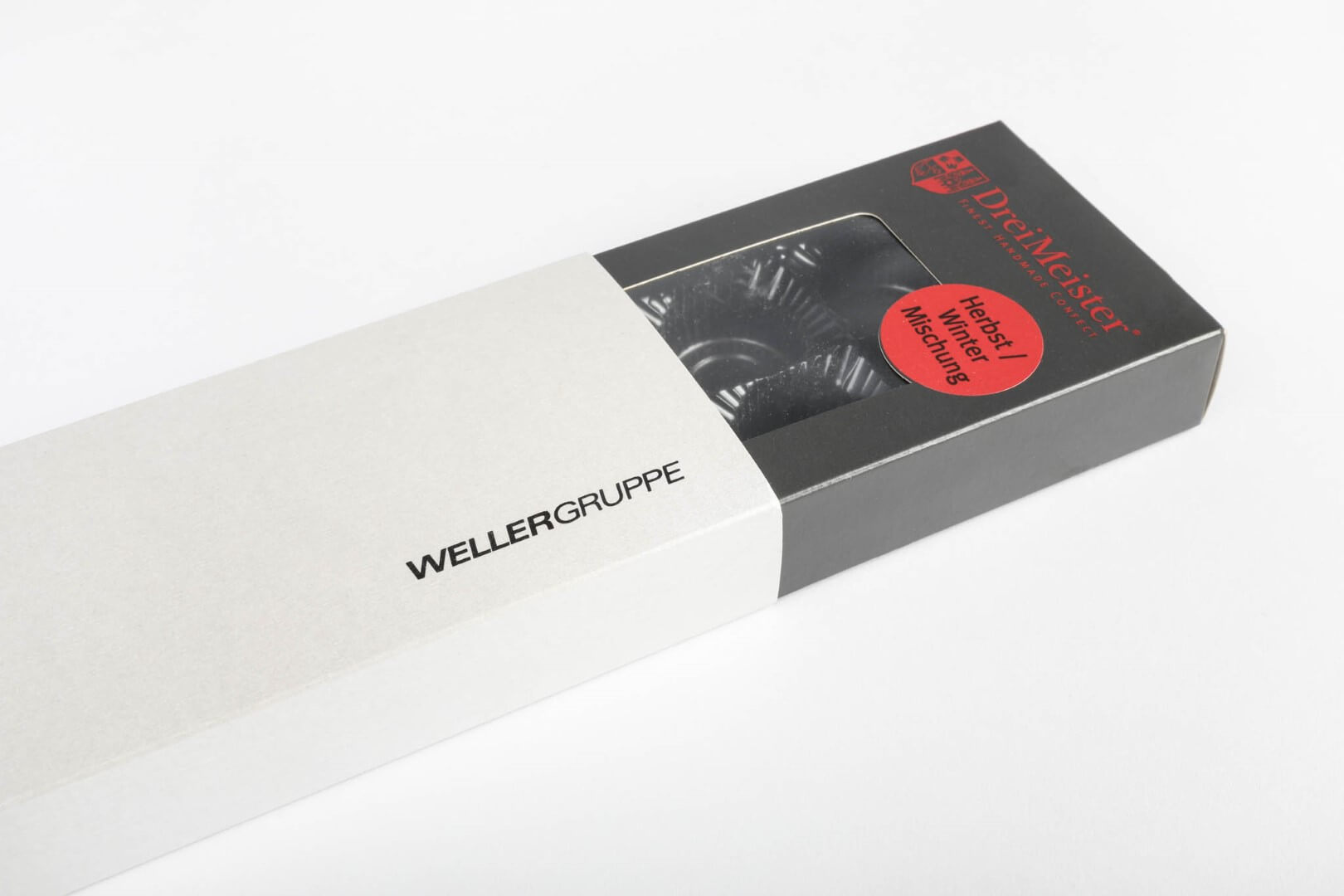 Individuell bedruckte Schiebeschachteln mit Inlay | werbegrün