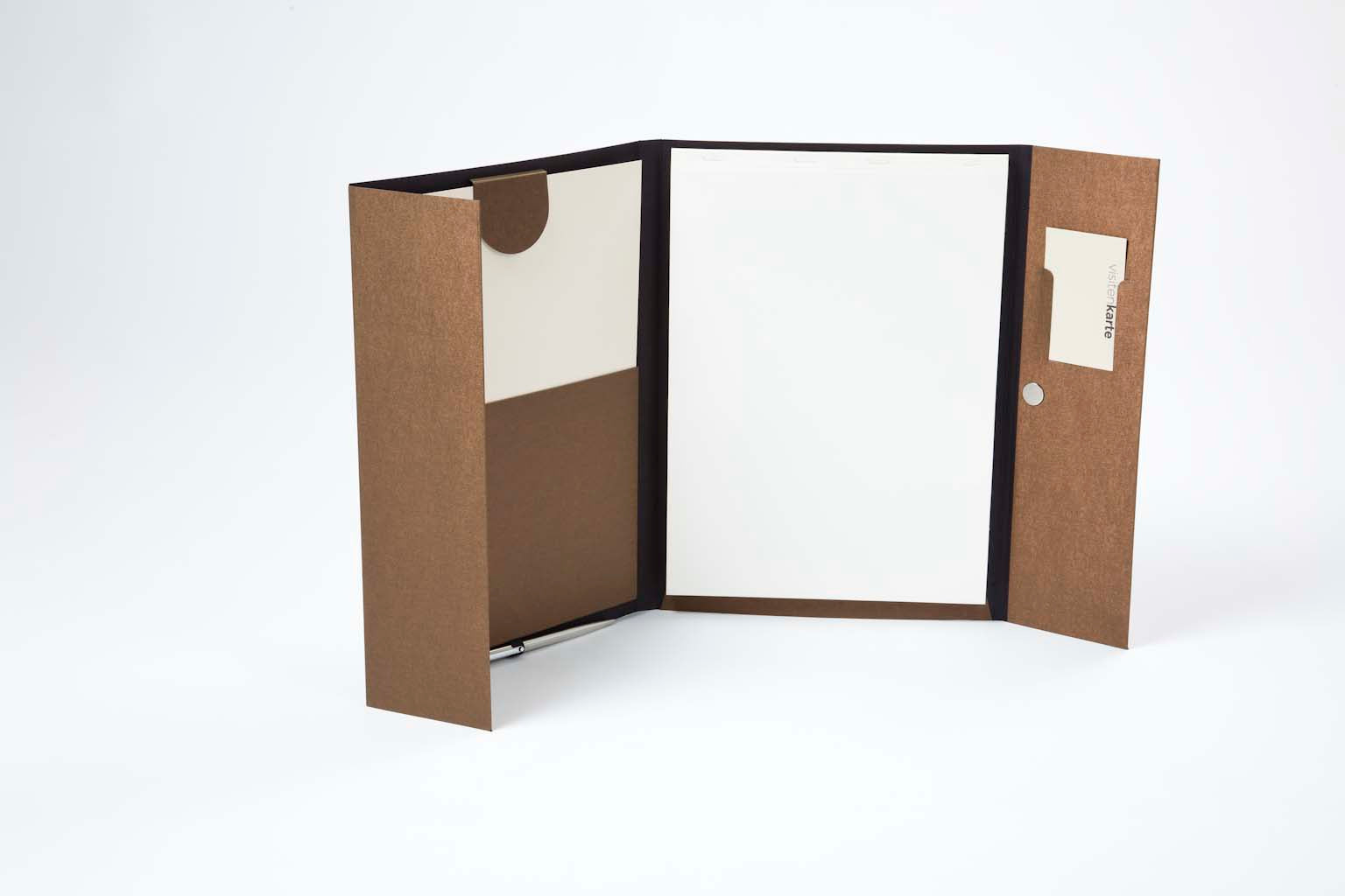 Individual conference folders with A4 pad | werbegrün