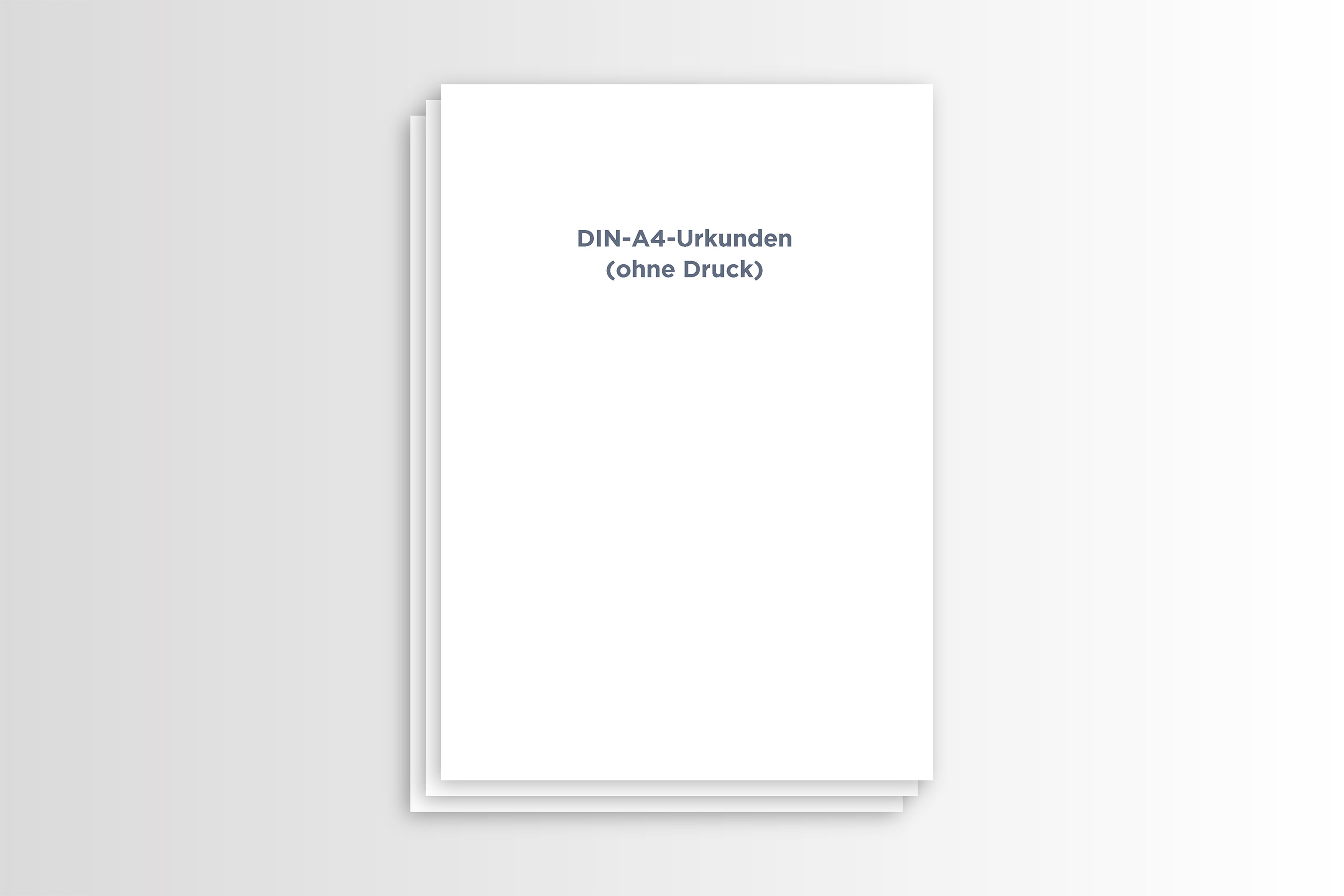 Certificate paper A4 (without logo print)