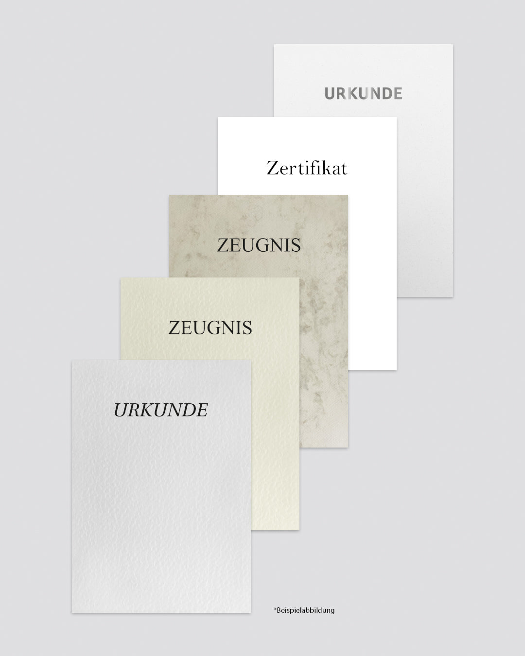 Urkundenpapier A4 (mit Logo-Prägung)