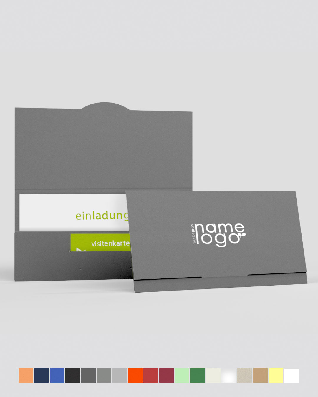 Gutscheinmappe DIN-lang (mit Logo-Druck)