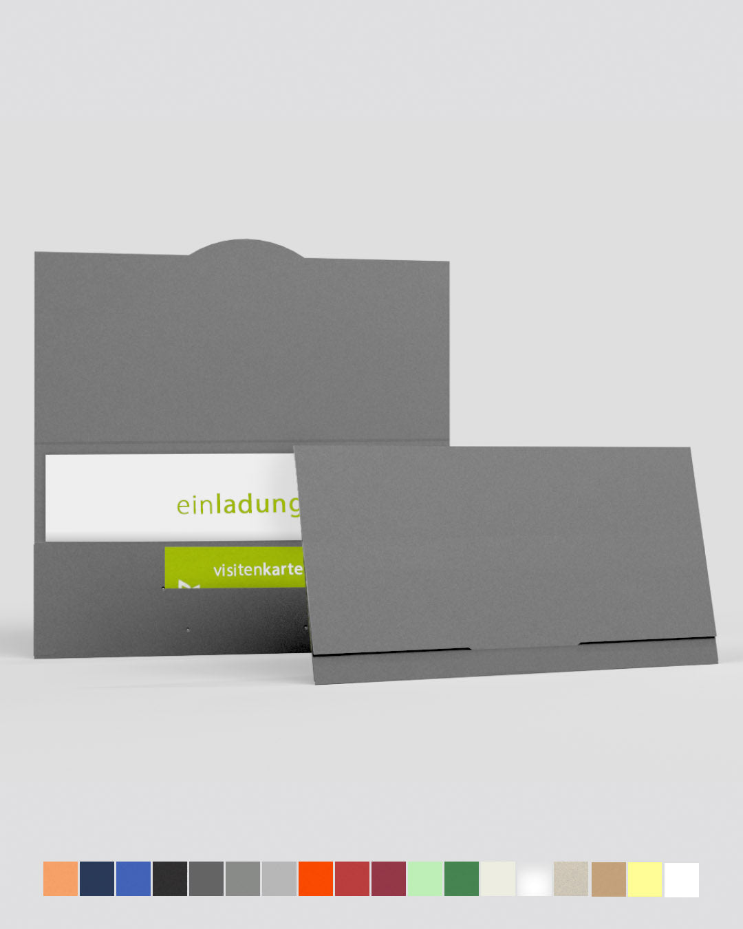 Gutscheinmappe DIN-lang (ohne Logo-Druck)