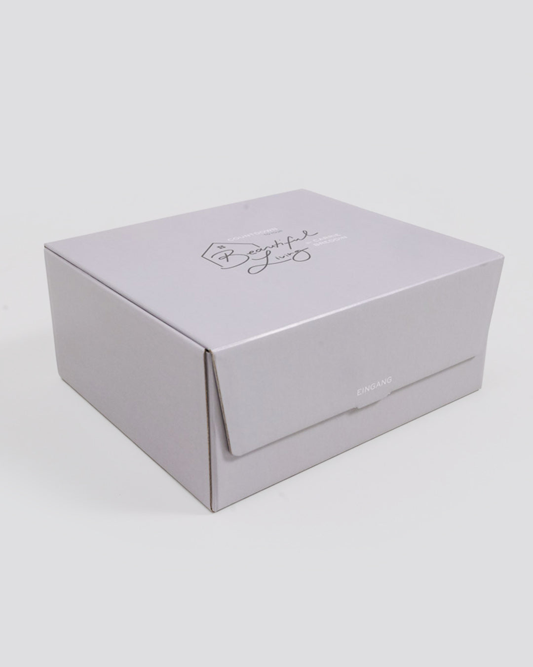 Geschlossene Magnetbox mit Logodruck von werbegrün