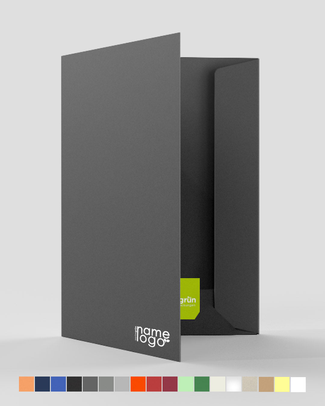 Präsentationsmappen A4 (mit Logo-Prägung)